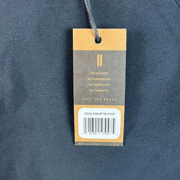 NO BULL Men's Golf Chino Shorts Black 9" Inseam Nylon Spandex NWT Performance 32 - Picture 4 of 9